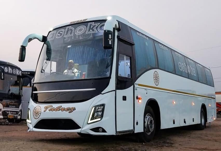 Premium Volvo Multi-Axle Luxury Coach - Front View